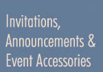 Invitations Announcements and Event Accessories