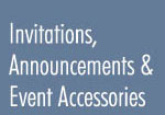 Invitations Announcements and Event Accessories